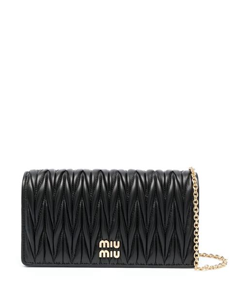 miu miu matelassé clutch bag